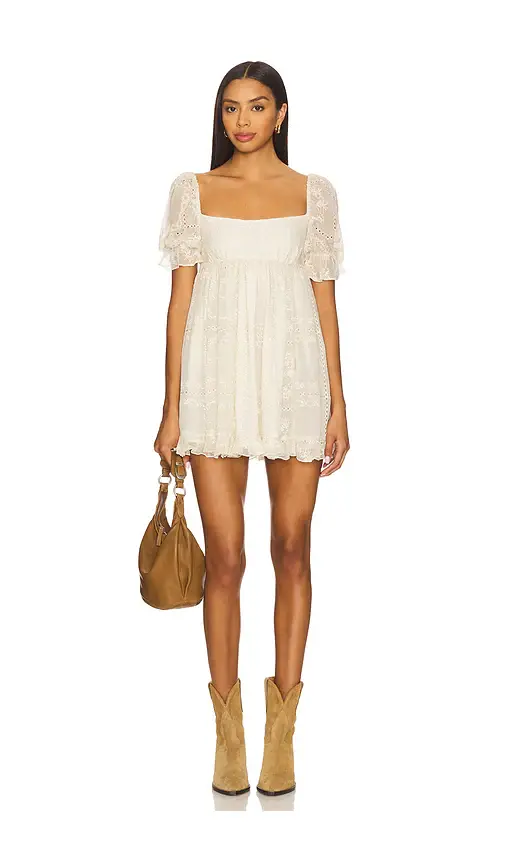 Stone Cold Fox x REVOLVE Beth Embroidered Mini Dress | Image 1 Stone Cold Fox x REVOLVE Beth Embroidered Mini Dress | Image 1