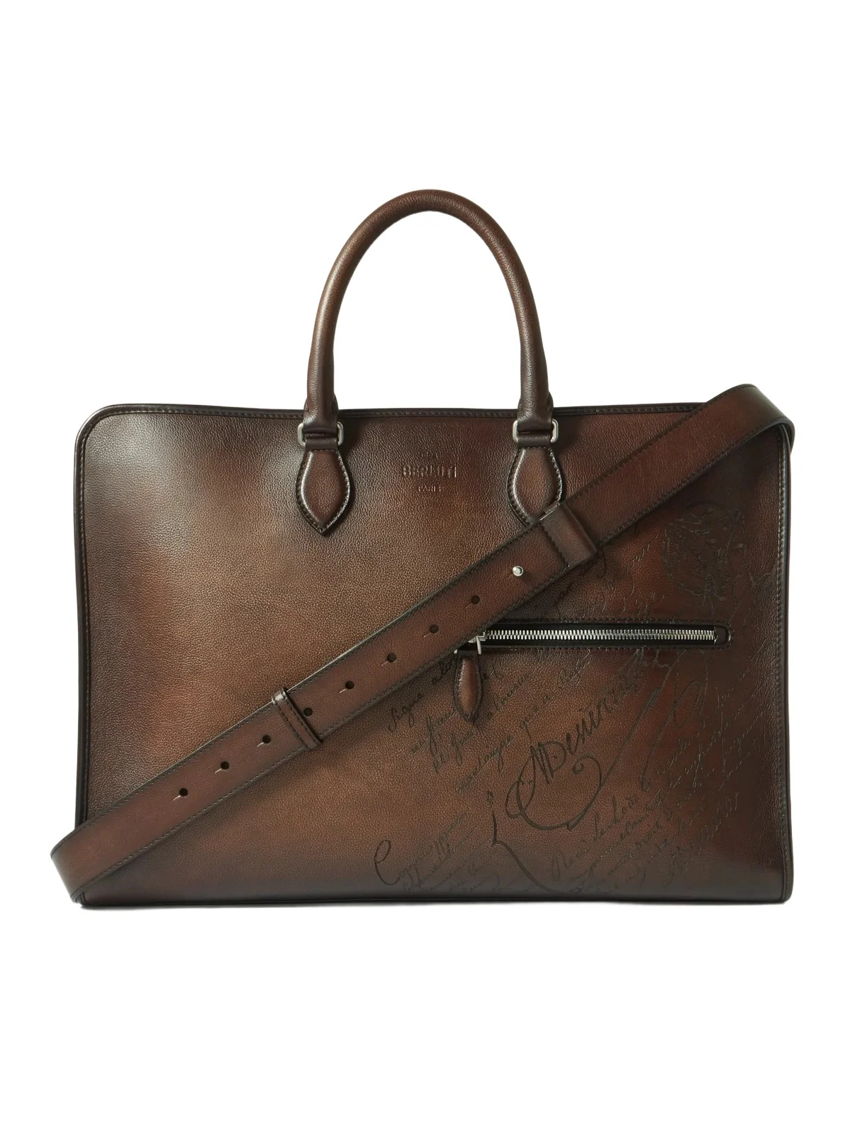 Overnight Scritto Venezia Softy Leather Weekend Bag - Men Overnight Scritto Venezia Softy Leather Weekend Bag - Men