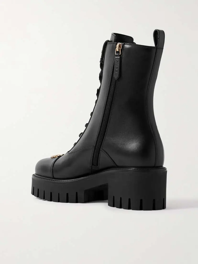 Gucci New Marmont Embellished Leather Ankle Boots | Thumbnail 3 Gucci New Marmont Embellished Leather Ankle Boots | Thumbnail 3