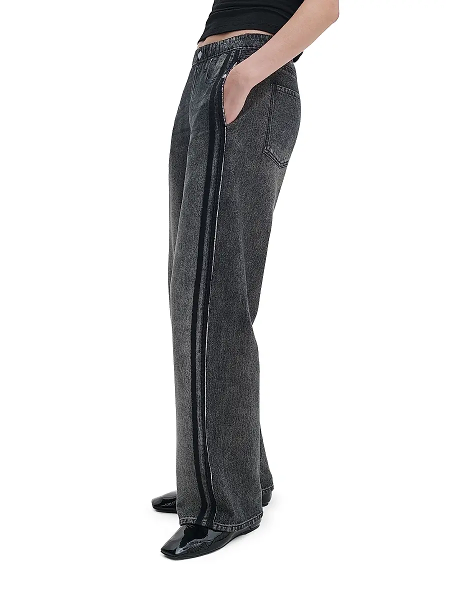 rag & bone Women's rb Miramar Terry Wide-Leg Track Pants | Thumbnail 6 rag & bone Women's rb Miramar Terry Wide-Leg Track Pants | Thumbnail 6