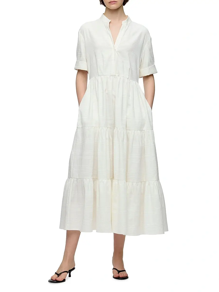 CALLAS MILANO Women's Sardinia Tiered Dress | Thumbnail 2 CALLAS MILANO Women's Sardinia Tiered Dress | Thumbnail 2