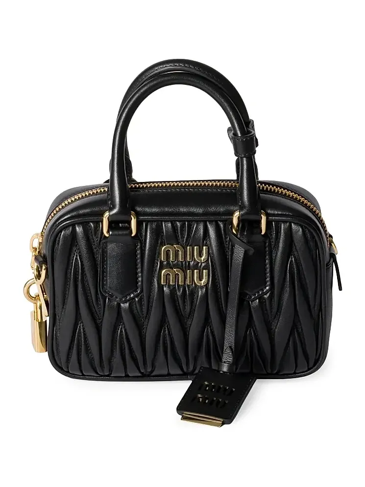 Women's Arcadie Matelassé Nappa Leather Bag Women's Arcadie Matelassé Nappa Leather Bag