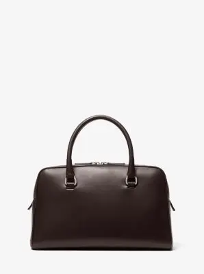 Michael Kors Collection Kasia Medium Leather Satchel | Thumbnail 3 Michael Kors Collection Kasia Medium Leather Satchel | Thumbnail 3