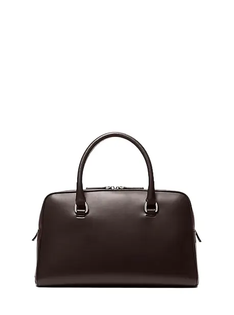 Michael Kors Collection Kasia Medium Leather Satchel | Image 1 Michael Kors Collection Kasia Medium Leather Satchel | Image 1