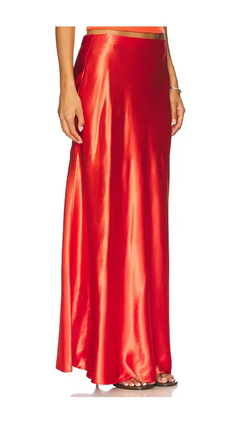 Vince Satin Maxi Skirt | Thumbnail 2
