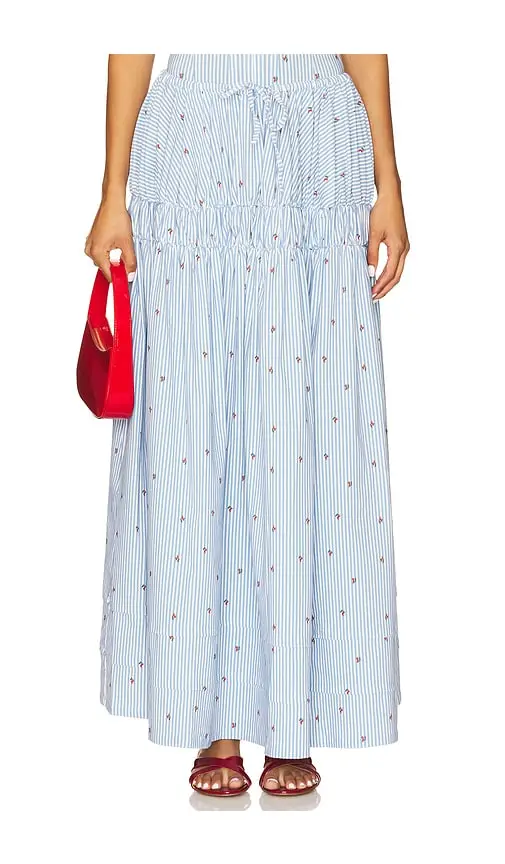 WeWoreWhat Tiered Midi Skirt | Image 1 WeWoreWhat Tiered Midi Skirt | Image 1