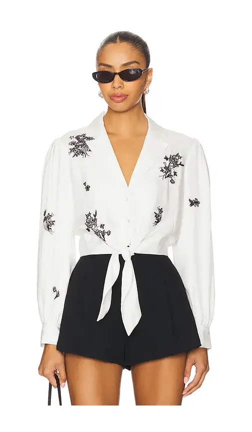 Cinq à Sept Wildflower Whimsy Marin Top