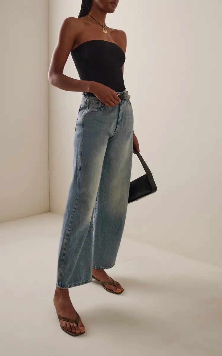 DL1961 Taylor Relaxed Barrel High Rise Jeans - Blue | Thumbnail 5 DL1961 Taylor Relaxed Barrel High Rise Jeans - Blue | Thumbnail 5