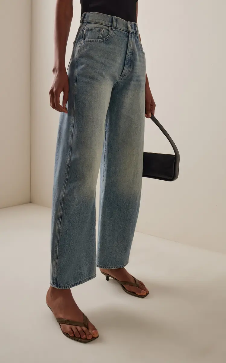 DL1961 Taylor Relaxed Barrel High Rise Jeans - Blue | Thumbnail 6 DL1961 Taylor Relaxed Barrel High Rise Jeans - Blue | Thumbnail 6