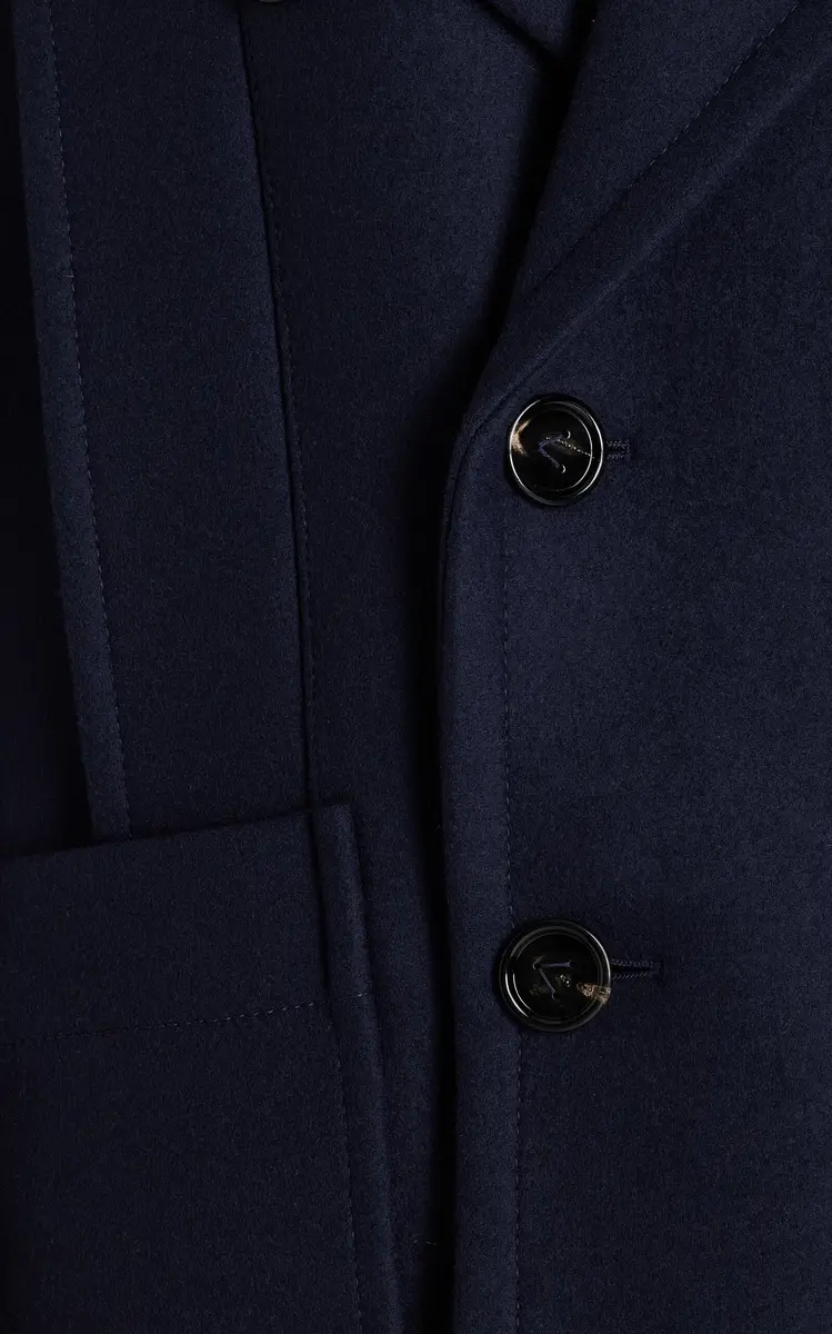 Bottega Veneta Cocoon Double-Breasted Wool-Felt Peacoat | Thumbnail 2 Bottega Veneta Cocoon Double-Breasted Wool-Felt Peacoat | Thumbnail 2