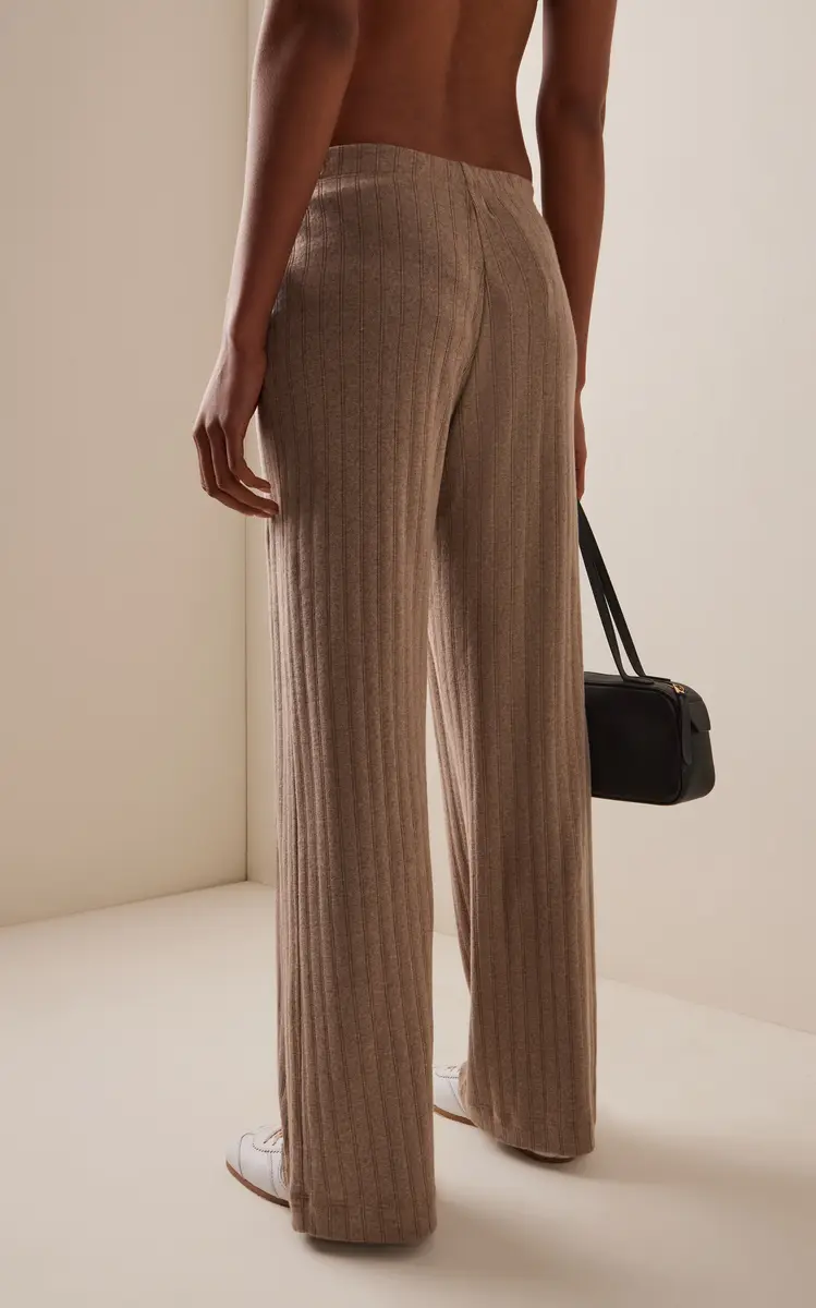 Leset Pointelle Boxer Straight-Leg Pants | Thumbnail 8