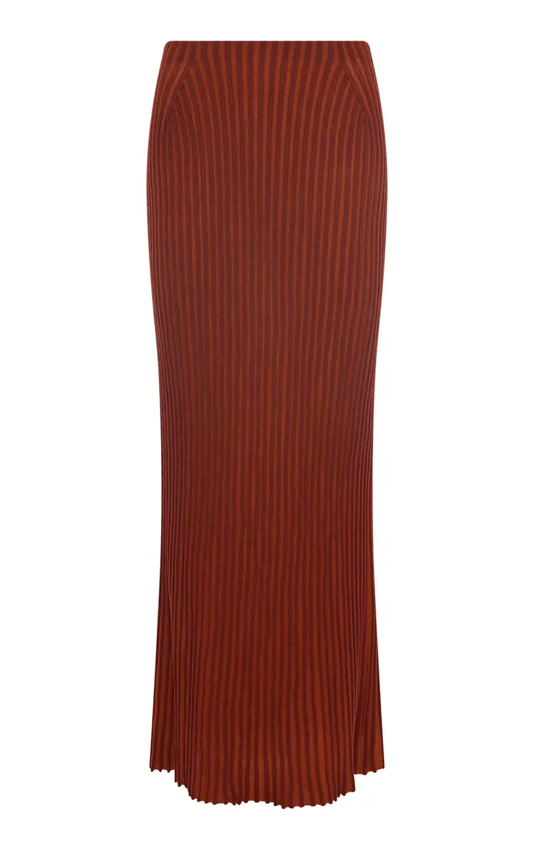 Gabriela Hearst Krause Ribbed Virgin-Wool Maxi Skirt | Thumbnail 2 Gabriela Hearst Krause Ribbed Virgin-Wool Maxi Skirt | Thumbnail 2
