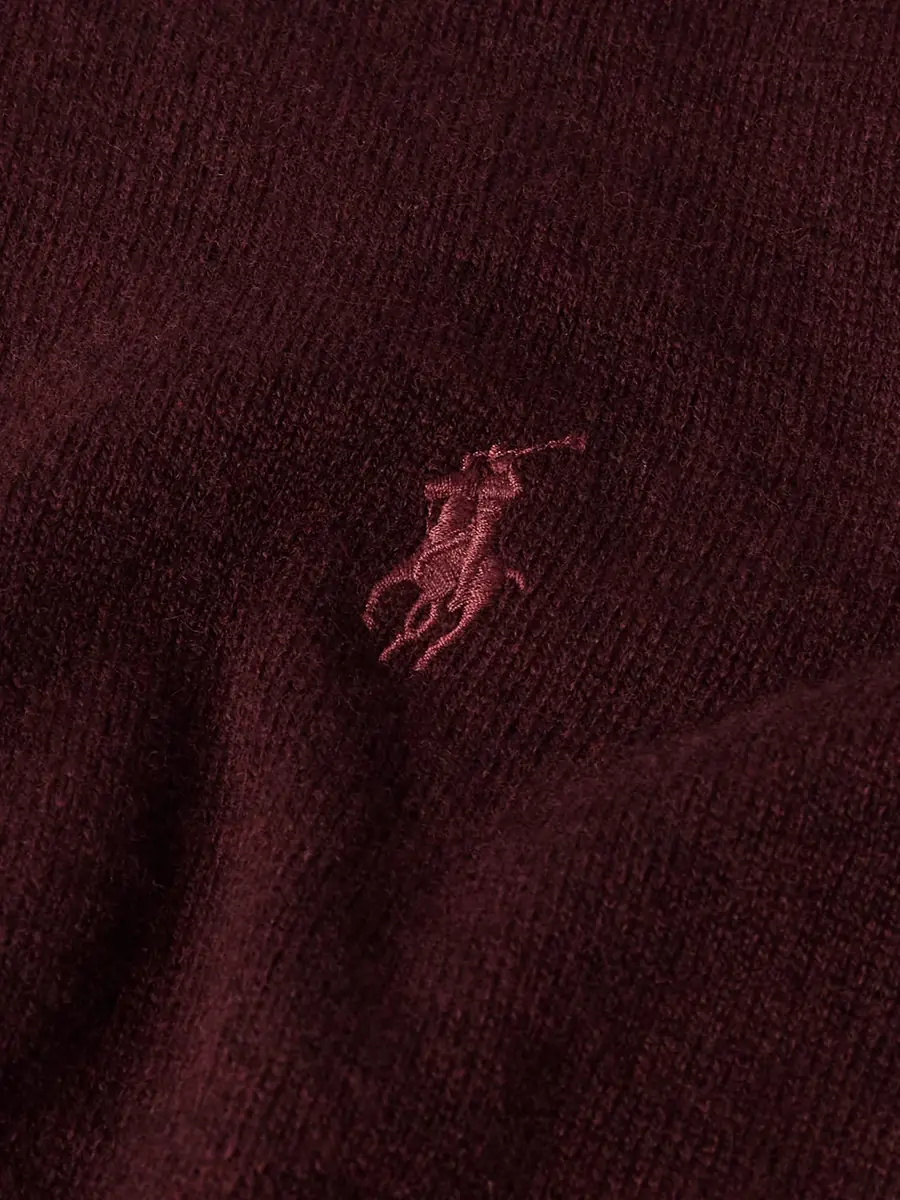 Polo Ralph Lauren Logo-Embroidered Wool Half-Zip Sweater - Men | Thumbnail 4 Polo Ralph Lauren Logo-Embroidered Wool Half-Zip Sweater - Men | Thumbnail 4