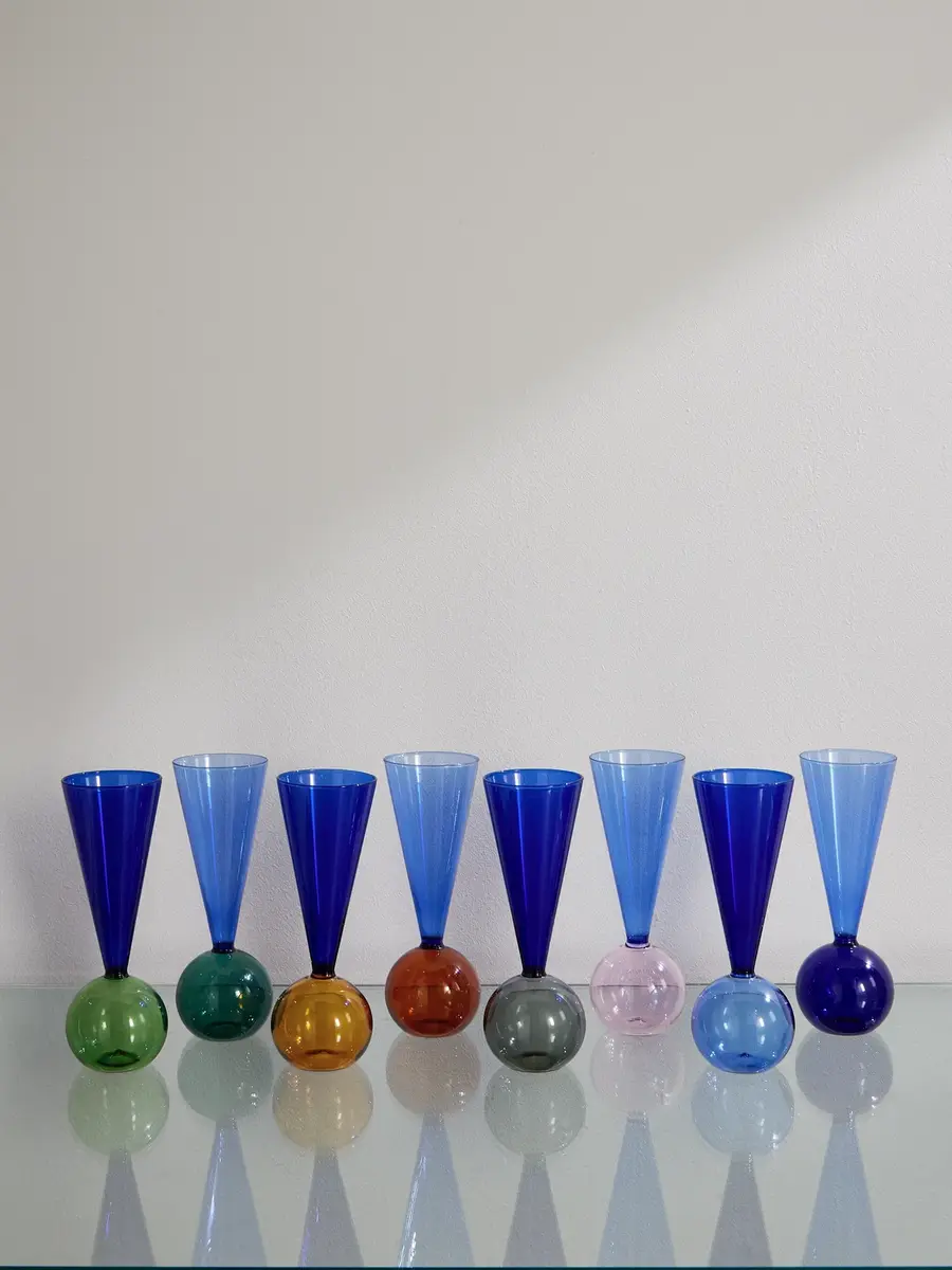 L'Atelier Du Vin Bubbles Celebration Set of Eight Champagne Flutes - Men | Image 1 L'Atelier Du Vin Bubbles Celebration Set of Eight Champagne Flutes - Men | Image 1