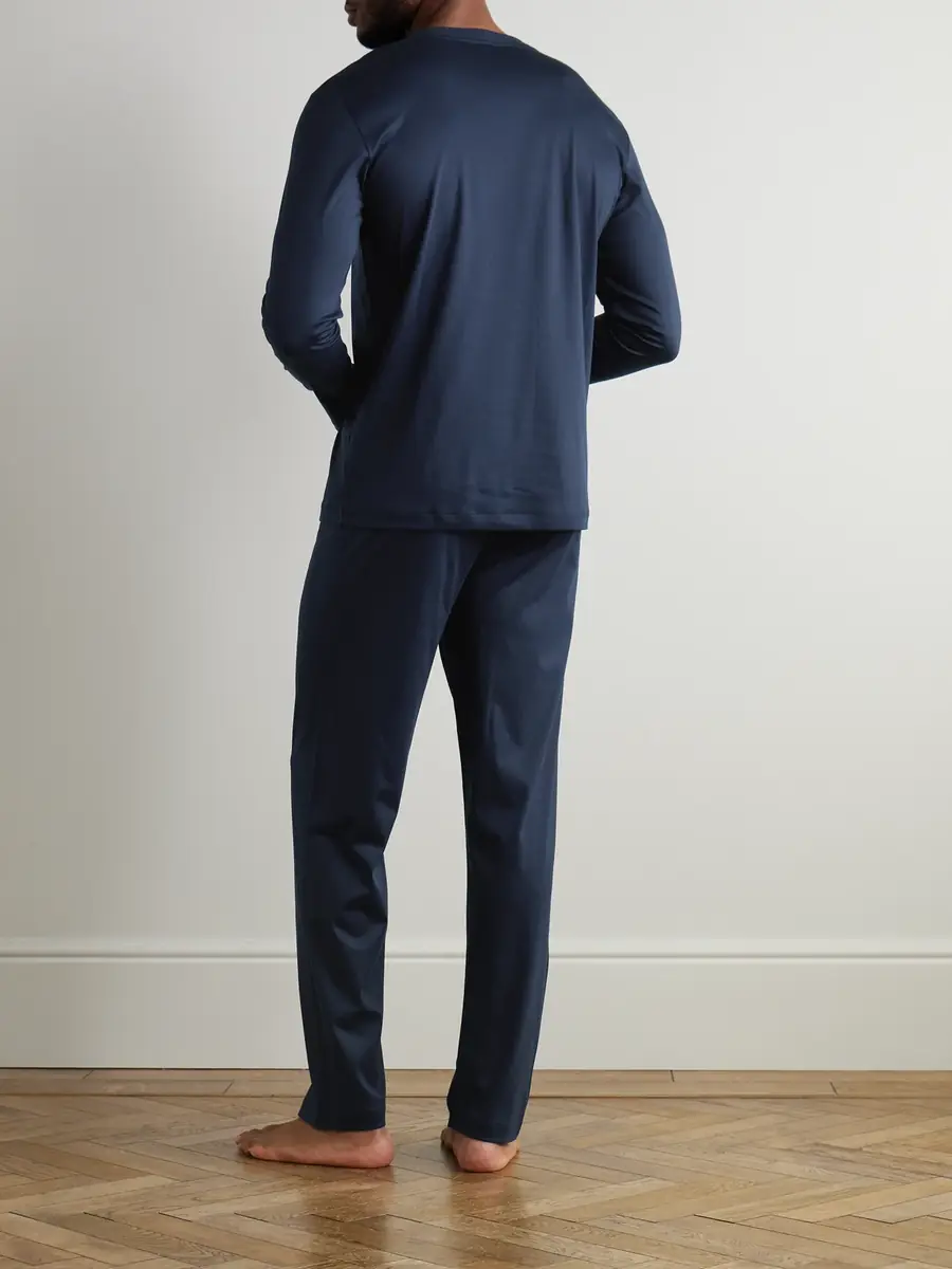 Zimmerli Sea Island Cotton-Jersey Pyjama Set - Men | Thumbnail 3