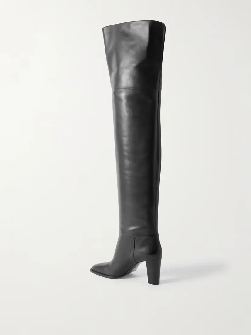 Saint Laurent Julia Leather Over-the-knee Boots | Thumbnail 3 Saint Laurent Julia Leather Over-the-knee Boots | Thumbnail 3