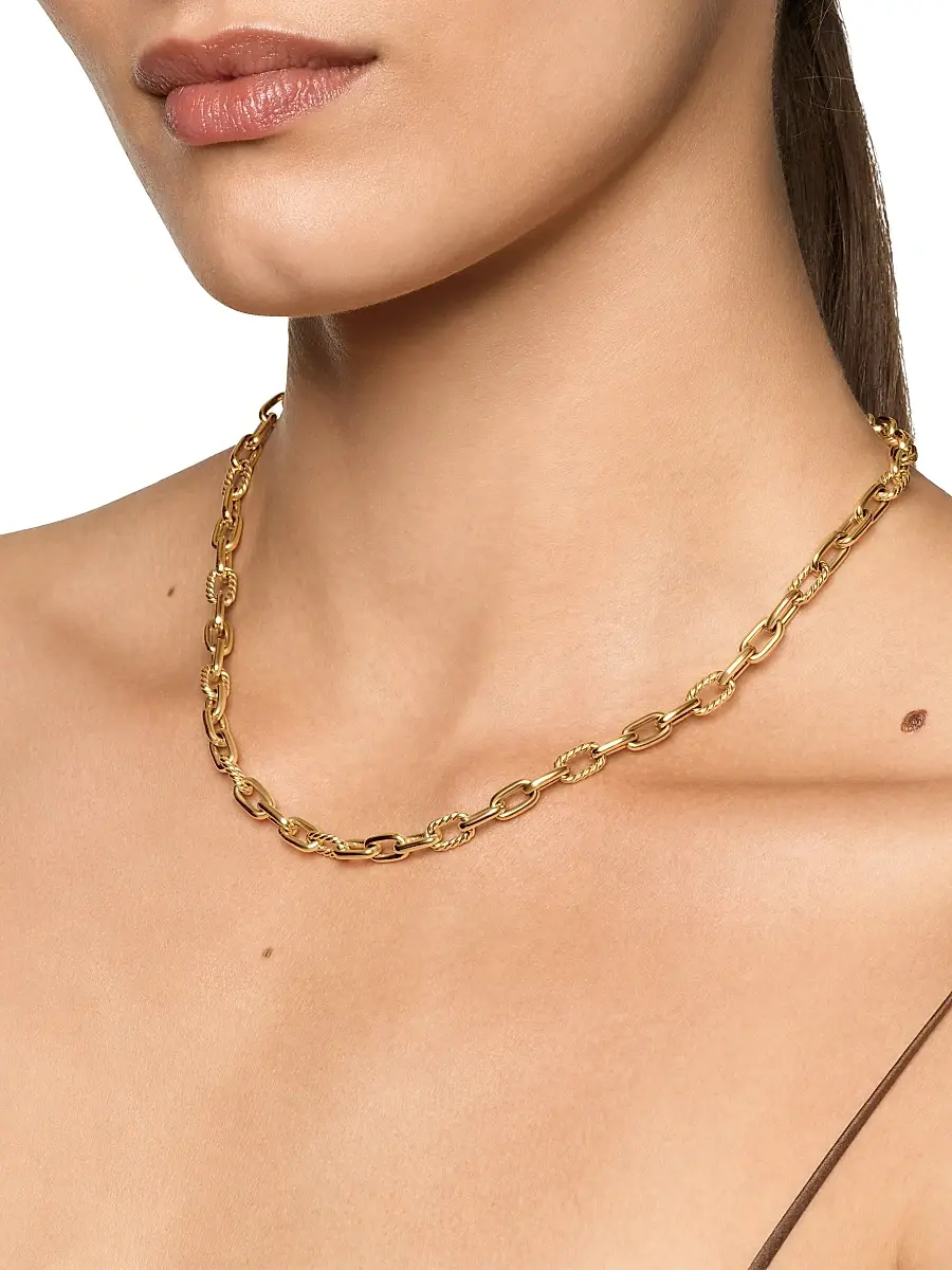 David Yurman Women's Madison Chain Necklace in 18K Yellow Gold - Gold | Thumbnail 2 David Yurman Women's Madison Chain Necklace in 18K Yellow Gold - Gold | Thumbnail 2