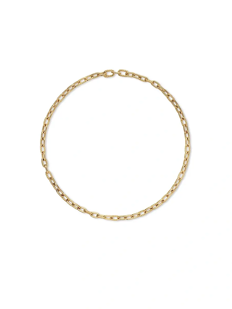 David Yurman Women's Madison Chain Necklace in 18K Yellow Gold - Gold | Thumbnail 4 David Yurman Women's Madison Chain Necklace in 18K Yellow Gold - Gold | Thumbnail 4