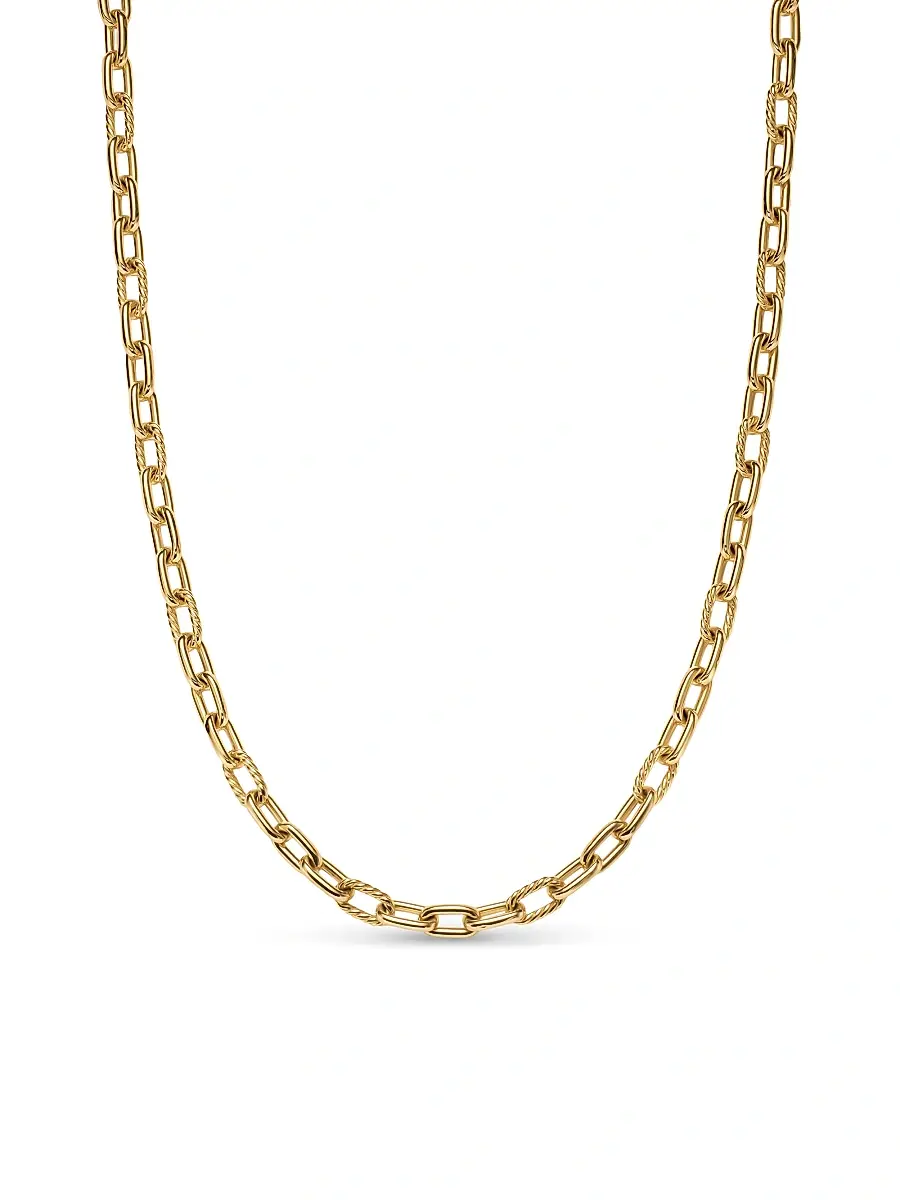 Women's Madison Chain Necklace in 18K Yellow Gold - Gold Women's Madison Chain Necklace in 18K Yellow Gold - Gold
