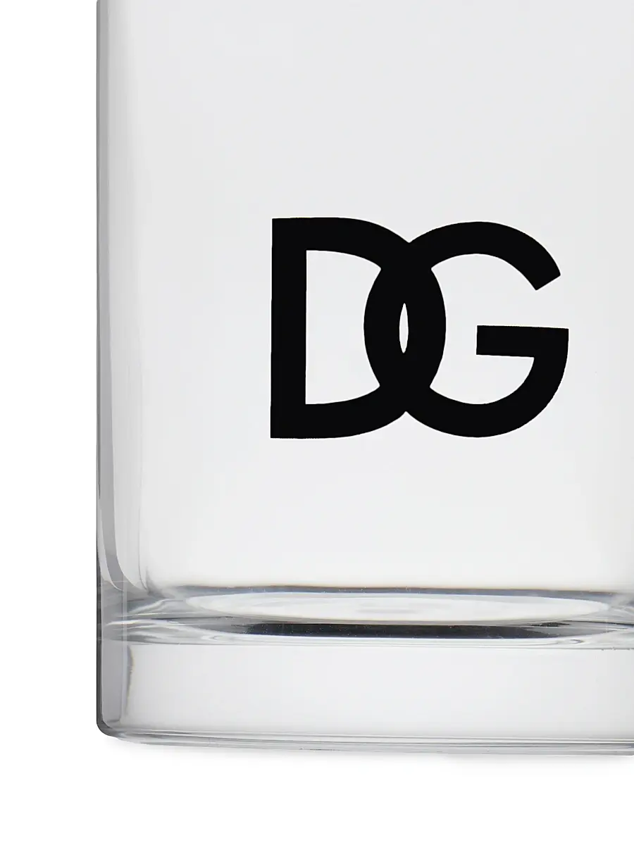 Dolce & Gabbana DG Logo Water Glasses 2-Piece Set | Thumbnail 5 Dolce & Gabbana DG Logo Water Glasses 2-Piece Set | Thumbnail 5