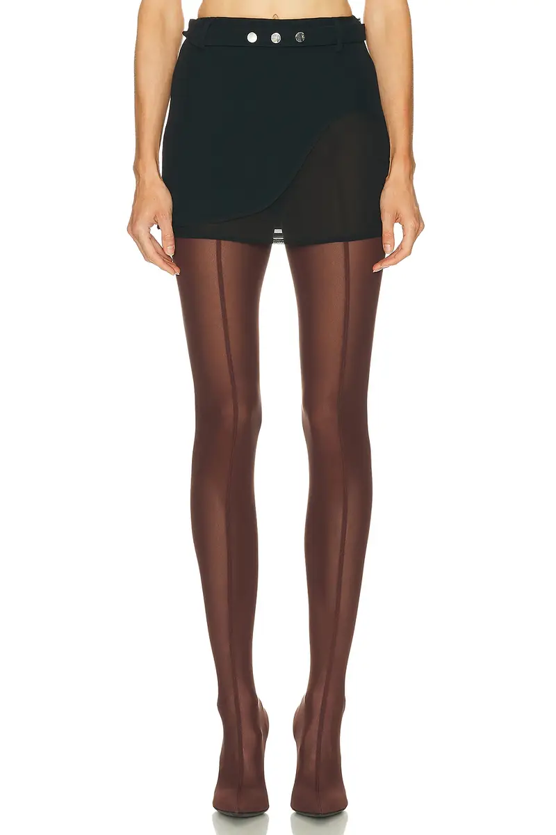 The Attico High Cut Mini Skirt | Thumbnail 3 The Attico High Cut Mini Skirt | Thumbnail 3
