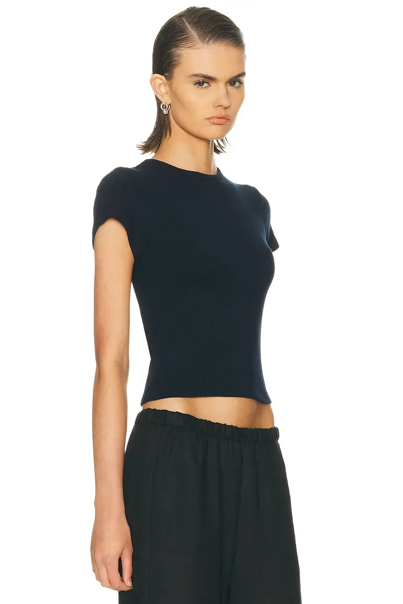 Sablyn Yael Cropped Baby Tee | Thumbnail 2 Sablyn Yael Cropped Baby Tee | Thumbnail 2