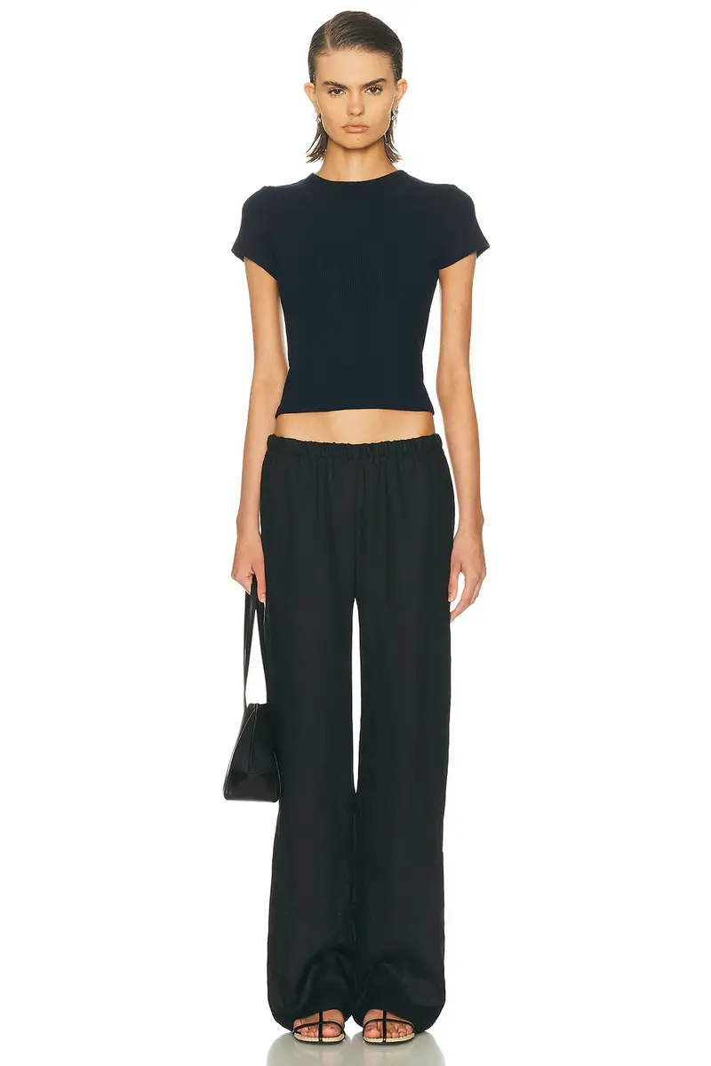 Sablyn Yael Cropped Baby Tee | Thumbnail 4 Sablyn Yael Cropped Baby Tee | Thumbnail 4