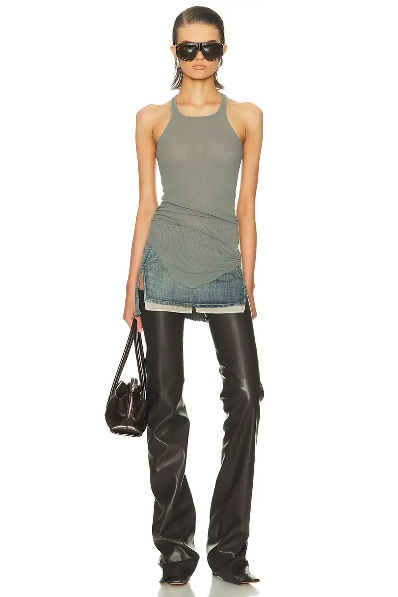 Rick Owens Fog Cutoff Mini Skirt | Thumbnail 5 Rick Owens Fog Cutoff Mini Skirt | Thumbnail 5