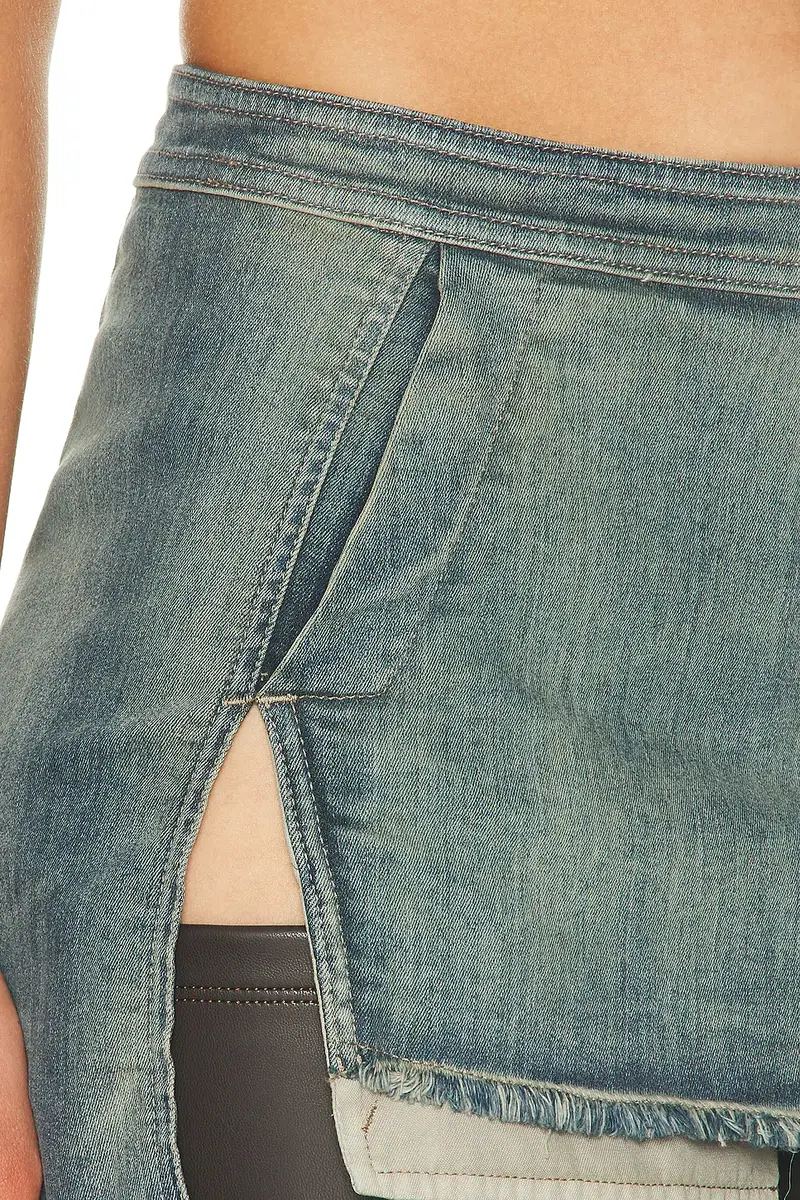 Rick Owens Fog Cutoff Mini Skirt | Thumbnail 6 Rick Owens Fog Cutoff Mini Skirt | Thumbnail 6