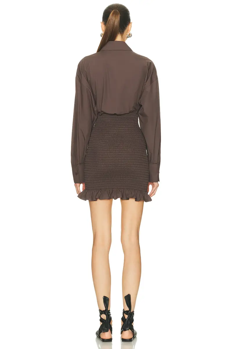 The Attico Long Sleeve Mini Dress | Thumbnail 3 The Attico Long Sleeve Mini Dress | Thumbnail 3