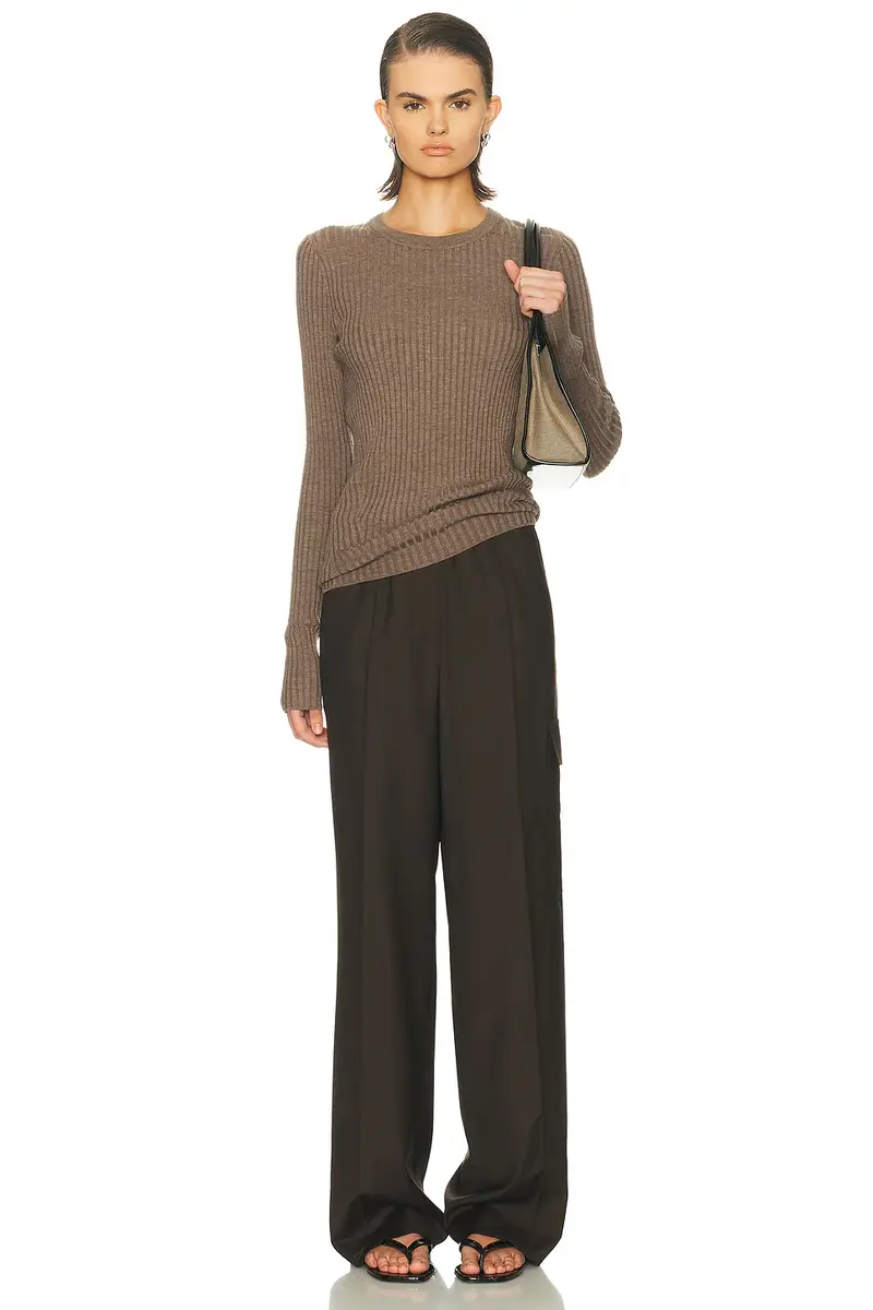 Helmut Lang Open Back Ribbed Top | Thumbnail 5 Helmut Lang Open Back Ribbed Top | Thumbnail 5