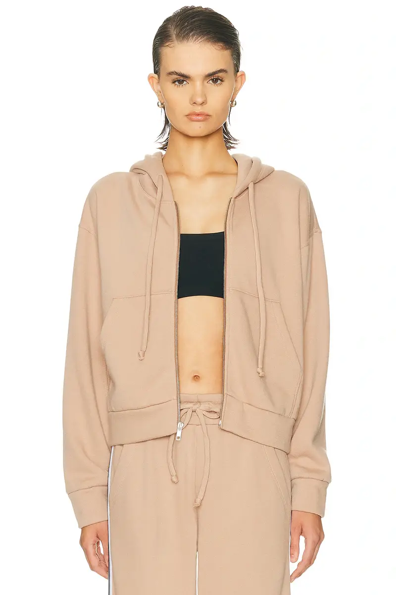 YEAR OF OURS Locker Room Zip Up Hoodie | Image 1 YEAR OF OURS Locker Room Zip Up Hoodie | Image 1