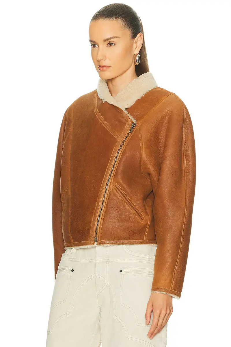 Isabel Marant Blondine Shearling Jacket | Thumbnail 3 Isabel Marant Blondine Shearling Jacket | Thumbnail 3
