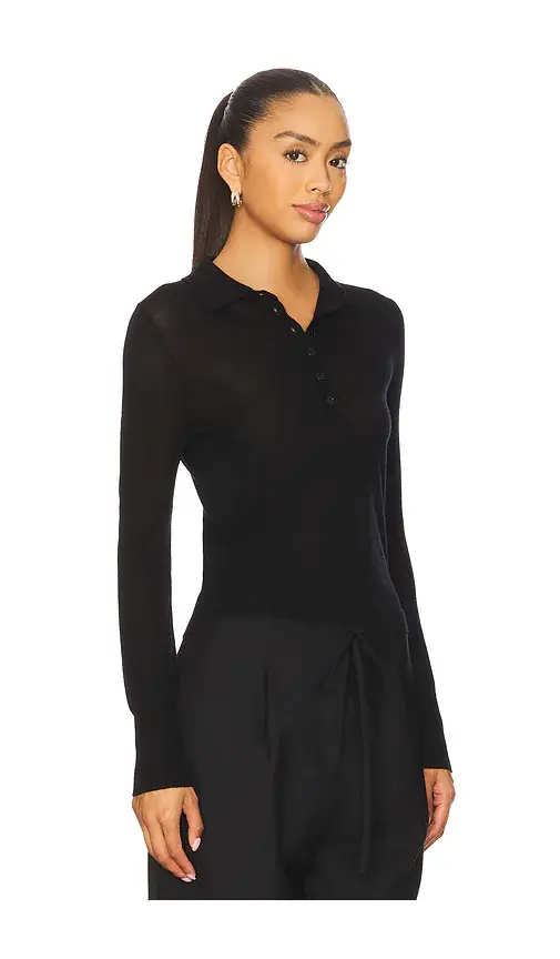 Elodie the Label Elodie Henni Polo Sweater | Thumbnail 2 Elodie the Label Elodie Henni Polo Sweater | Thumbnail 2