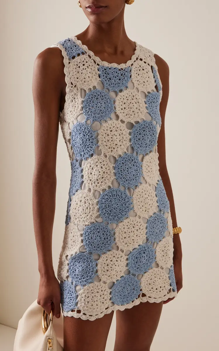 All That Remains Lola Crocheted Cotton Mini Dress | Thumbnail 3 All That Remains Lola Crocheted Cotton Mini Dress | Thumbnail 3