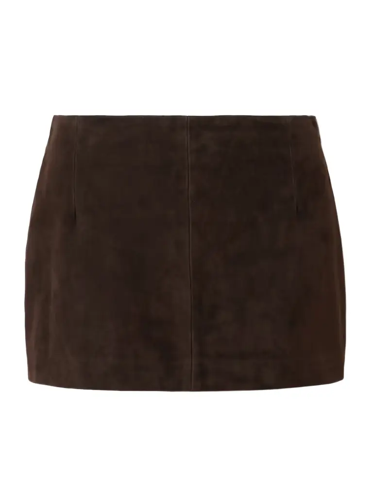 Avery Suede Mini Skirt