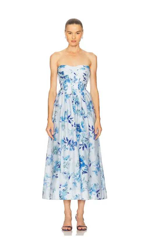 Bardot Lola Corset Midi Dress