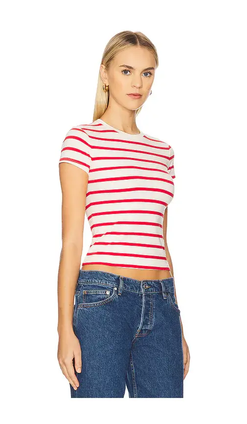 GOOD AMERICAN Super Stretch Baby Tee | Thumbnail 2