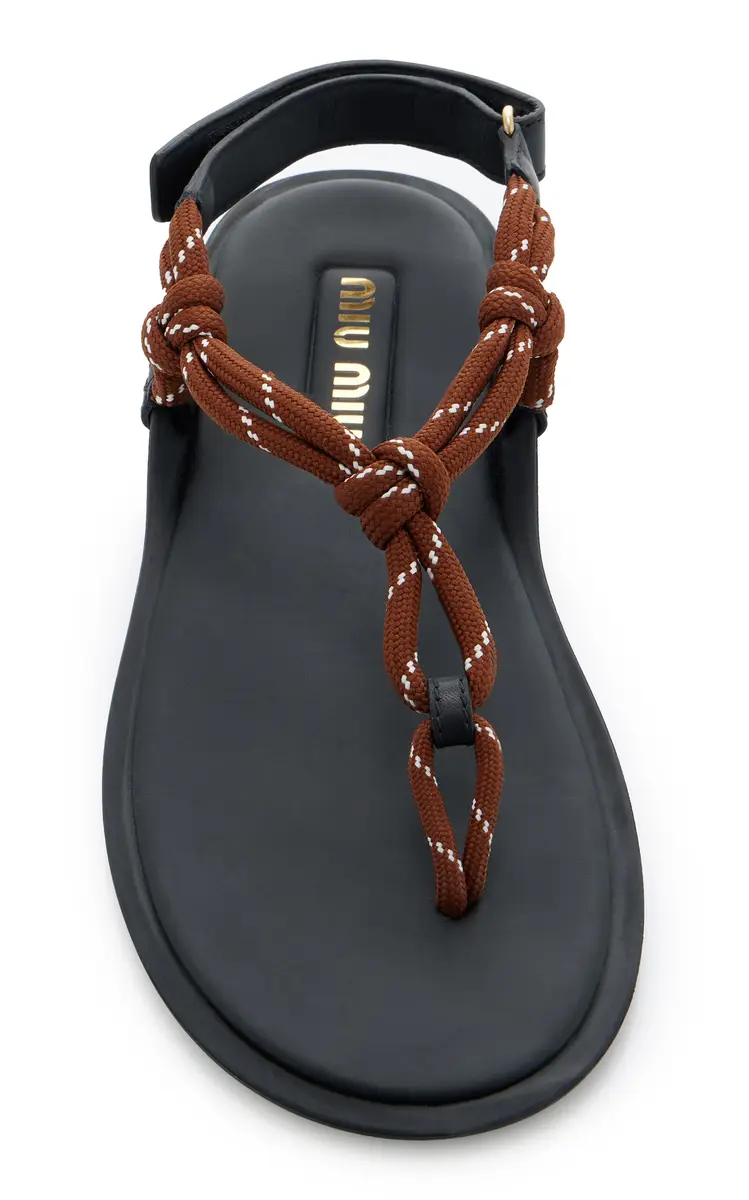 Miu Miu Rope Sandals | Thumbnail 3
