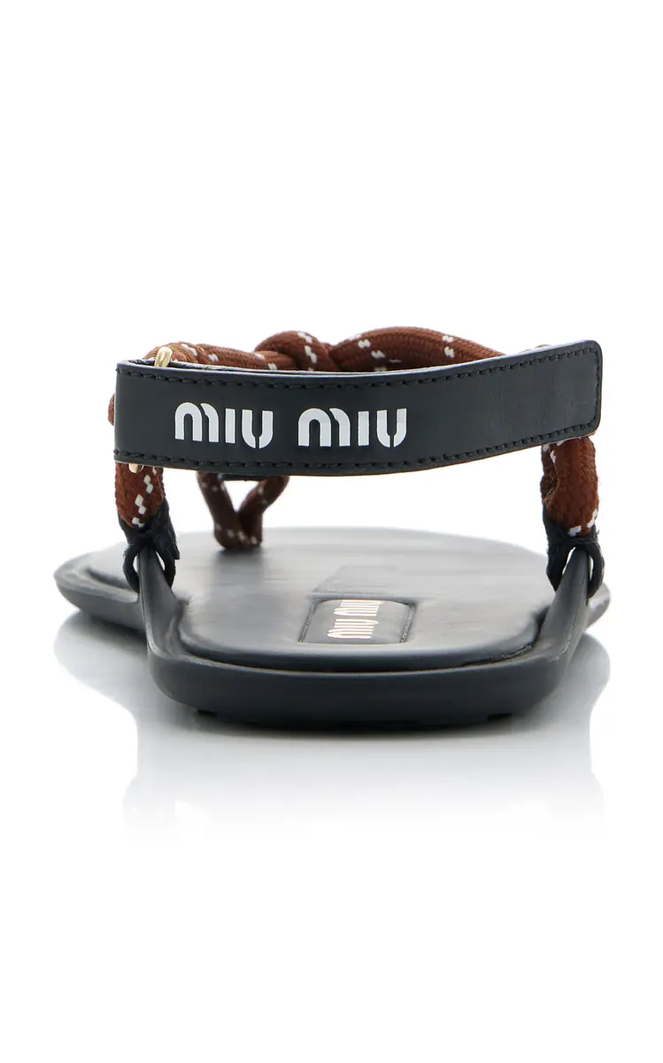 Miu Miu Rope Sandals | Thumbnail 4