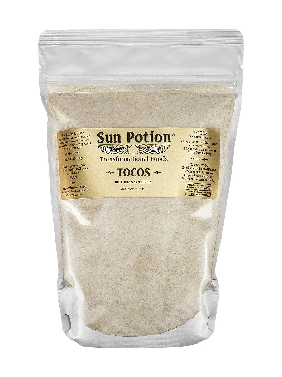 Sun Potion Organic Tocos Rice Bran Solubles