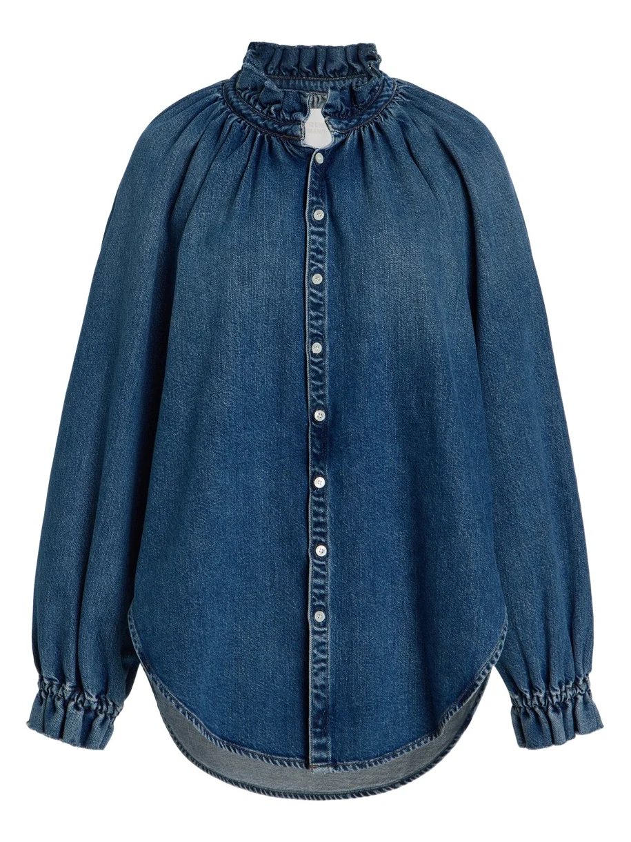 Citizens of Humanity Citizens of Humanity x Bloom Farm Exclusive Loretta Ruffled Denim Shirt