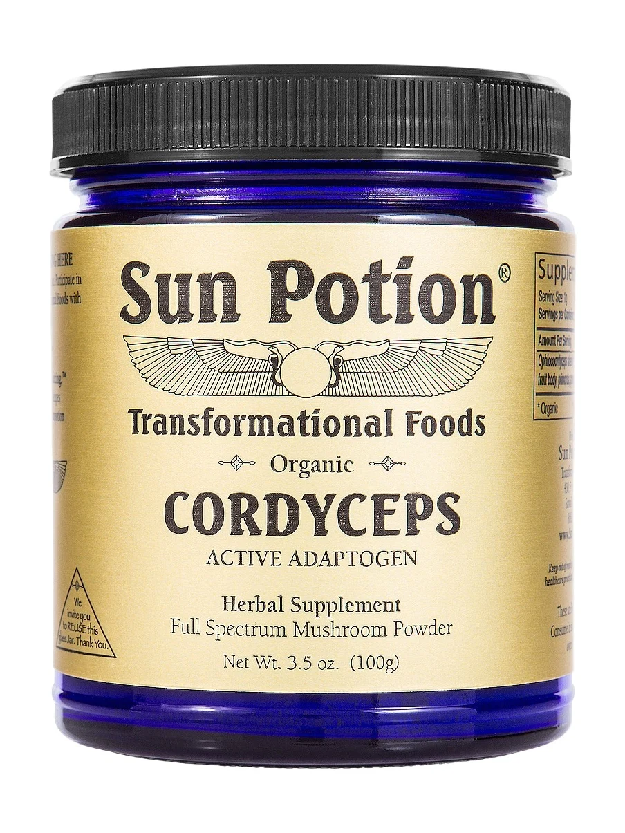 Sun Potion Cordyceps Active Adaptogen Mushroom Powder