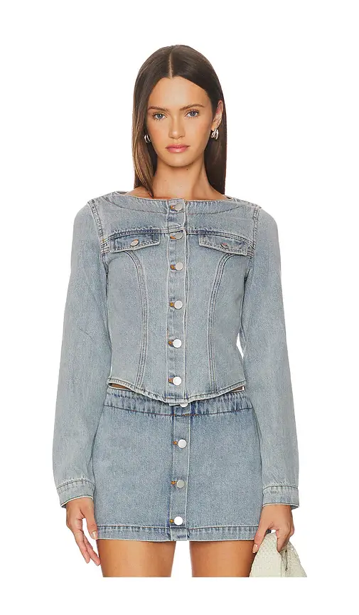 Amanda Uprichard Scorpio Longsleeve Top | Image 1 Amanda Uprichard Scorpio Longsleeve Top | Image 1