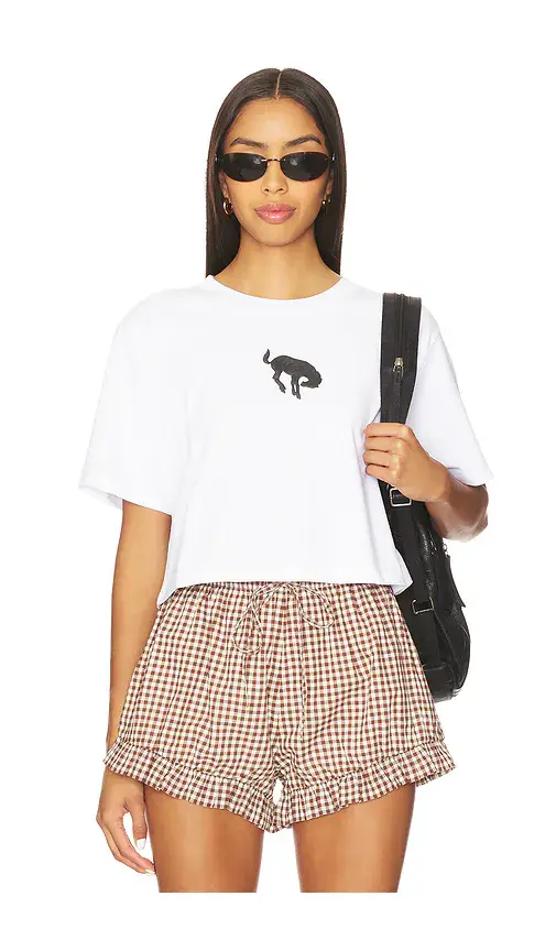 Buckin' Bronc Cropped Tee Buckin' Bronc Cropped Tee