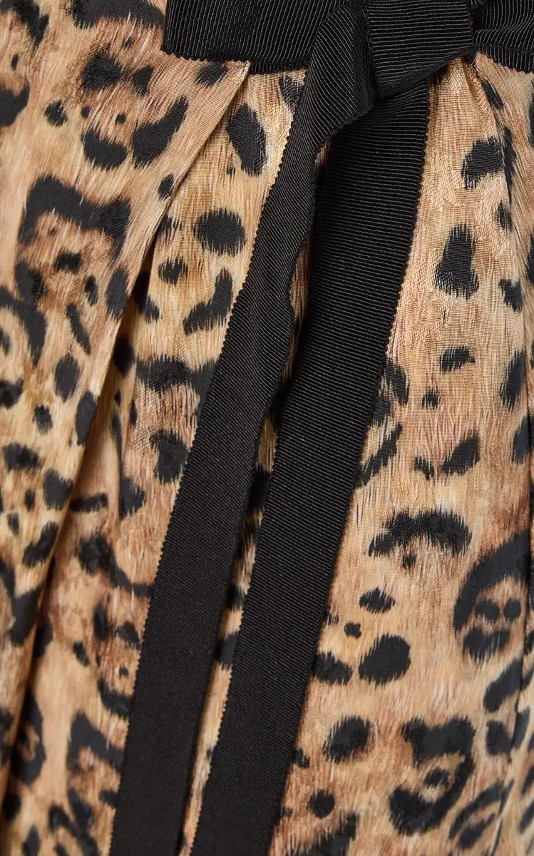 Agua by Agua Bendita Cinéfila Jaguar Jacquard Midi Dress | Thumbnail 13