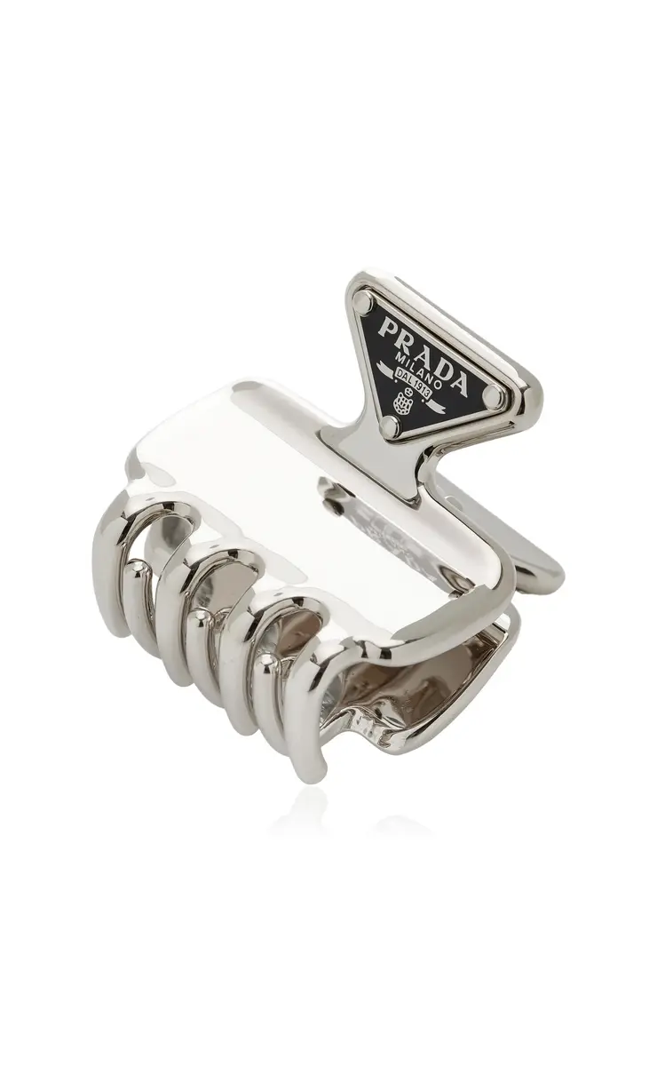 Prada Silver-Tone Hair Clip | Thumbnail 5