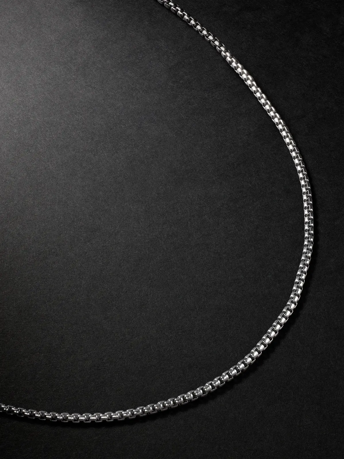 Sterling Silver Chain Necklace - Men