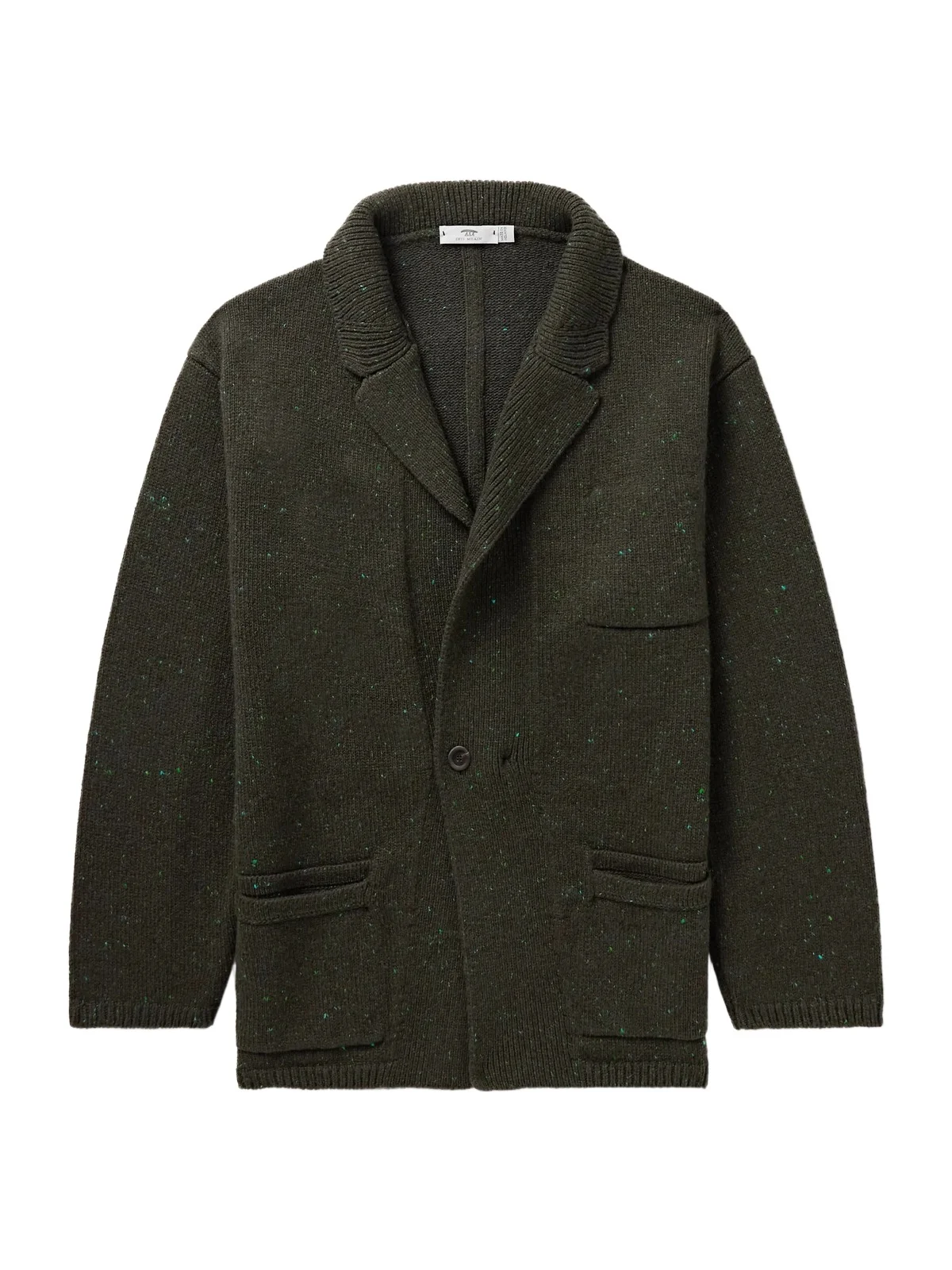 Unstructured Merino Wool and Cashmere-Blend Cardigan - Men Unstructured Merino Wool and Cashmere-Blend Cardigan - Men