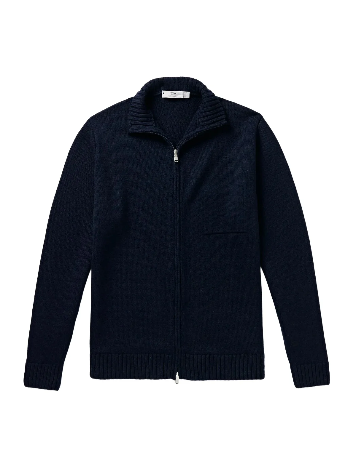 Wool and Linen-Blend Zip-Up Cardigan - Men